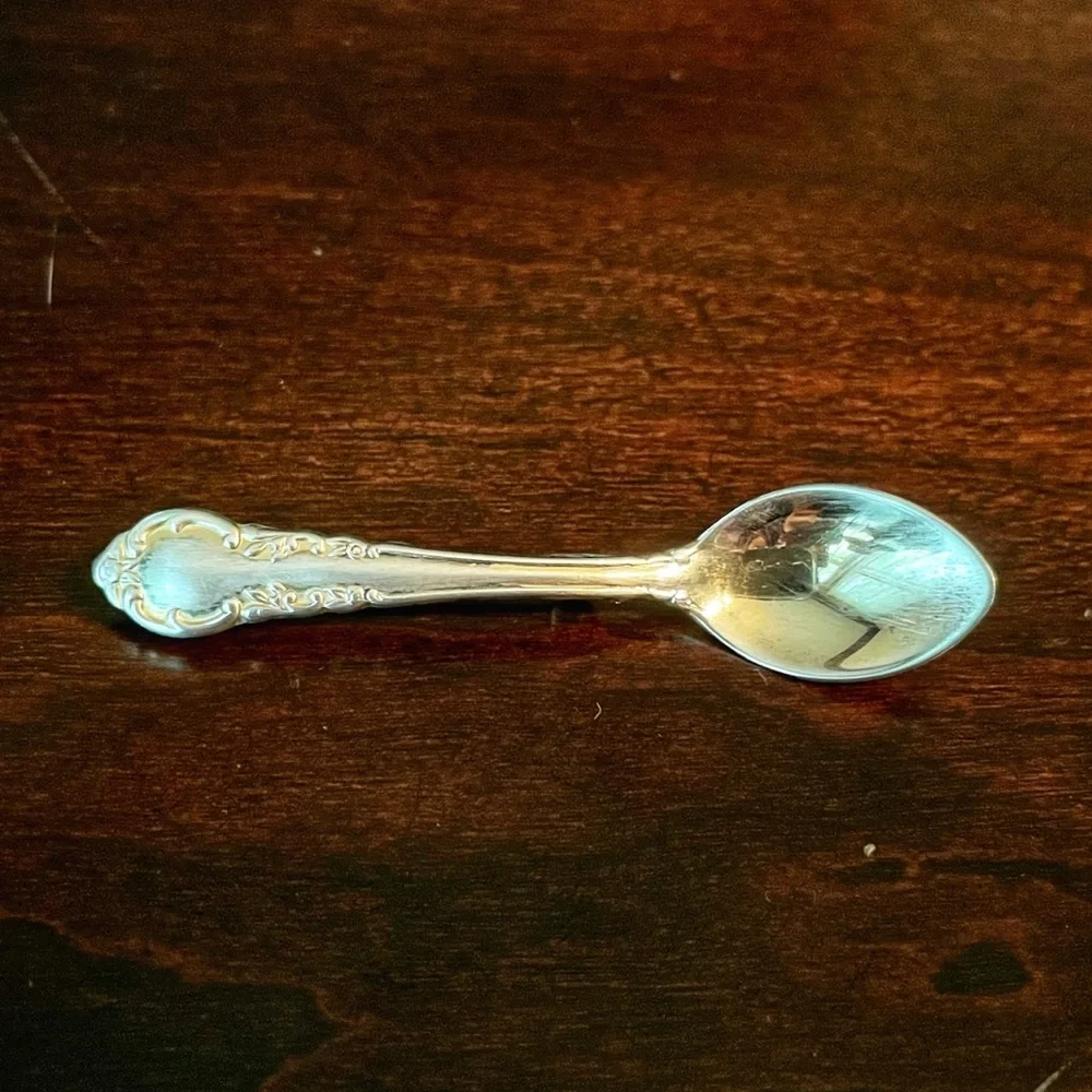 Sterling Silver Spoon Antique Brooch 2.75” Pin - Picture 1 of 4